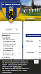 Mobile Screenshot of fcemporweimar06.de