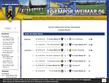 Tablet Screenshot of fcemporweimar06.de